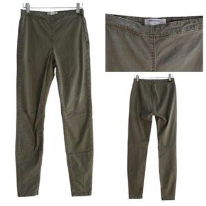 SANDWICH Khaki Green Slim Fit Tregging Denim Jean Trousers Size 36EU / Small
